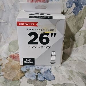SCHWINN 26" Self-Sealing Bike Inner Tube - Schrader Valve - New